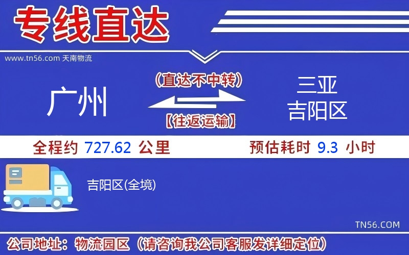 廣州到三亞吉陽(yáng)區(qū)物流公司 廣州到三亞吉陽(yáng)區(qū)物流公司