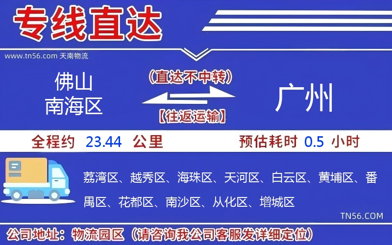 佛山南海區(qū)到廣州物流公司 佛山南海區(qū)到廣州物流公司