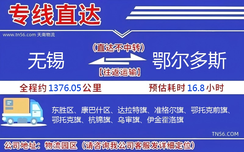 無錫到鄂爾多斯物流公司 無錫到鄂爾多斯物流公司